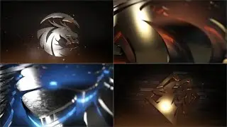 3D Gold & Silver Logo Intro
