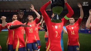 SPAIN WINNING THE EURO CUP 2024 🥳🥳|| SPAIN VS ENGLAND || FINAL #euro2024