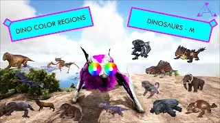 Ark - Dinosaur Color Regions - M Dinosaurs