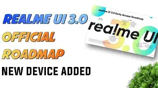 Realme UI 3.0 Update Official Roadmap