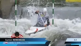 Szymon Nowobilski / Canoe Semi-Final / 2024 ICF Canoe Slalom World Cup La Seu Spain