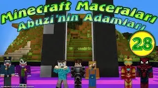 Minecraft Maceraları 28. Bölüm Abuzi'nin Adamları Örümcek Adam Minecraft Videoları