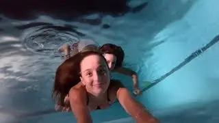 Carla Underwater Night swimming