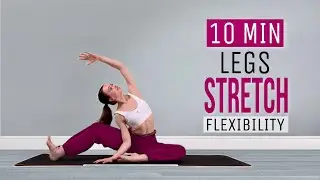 10 Min Ballet Stretches For Flexibility: Morning Stretching Exercises For Legs + Hips [Beginners]