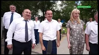 Губернатор Кубани Вениамин Кондратьев посетил Кущёвский район