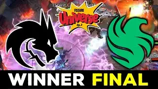 WINNER'S FINAL, CARRY NP vs JUGGERNAUT !!! TEAM SPIRIT vs TEAM FALCONS - FISSURE UNIVERSE 3 DOTA 2