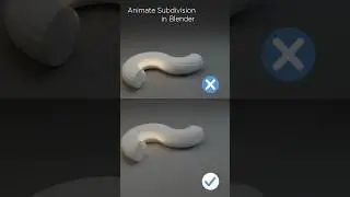 Blender subdivision animation 