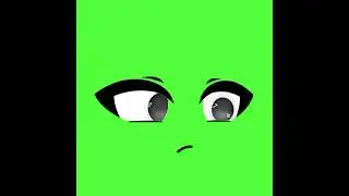 {×°футаж глаз и рта на зелёном фоне°×}футаж/gacha club/gacha life/зелёный фон/гача лайф/гача клуб