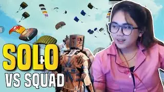 CEWEK SOLO VS SQUAD !! KILL BANYAK DONG | PUBG MOBILE INDONESIA