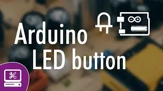 Arduino Uno led push button tutorial on and off