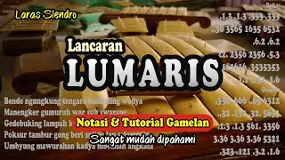 Notasi Budhalan (Lancaran) LUMARIS Slendro