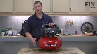 Porter Cable Compressor Repair - How to replace the Drain Valve