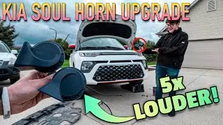 Upgrading a Gen 3 Kia Soul's Crappy Horn to a Dual Tone Horn! || DAMAGE-FREE Step-by-Step Install