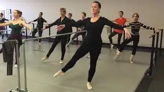 Battement without barre.. hard!