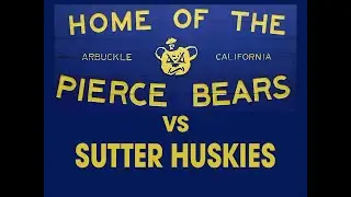 1977, Arbuckle, Pierce High School, Varsity Football, Pierce Bears vs Sutter Huskies, CA