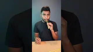 Let's make a new musical instrument out of a drinking straw.