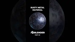 Procedural rusty metal material in Blender. Part 1/2.