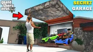 GTA 5 : Franklin Find A Way To Open The Most Secret Garage In His House GTA 5 !