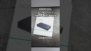 DeepCool SC790 2-in-1 PWM & ARGB Hub (6+6 Ports) Unboxing #shorts #unboxing #deepcool