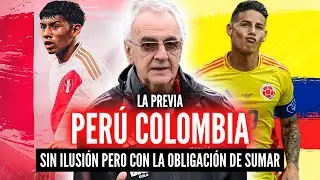 PERÚvsCOLOMBIA "La Previa"🏆¿HAY ESPERANZA PARA EL PERÚ DE FOSSATI?💥JAMES CONFÍA EN UN TRIUNFO FÁCIL