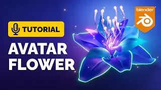 Blender Glowing Flower Animation Tutorial | Polygon Runway