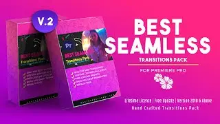 Best Seamless Transitions Pack for Premiere Pro by Harsh Vardhan Art