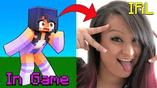 Aphmau Minecraft Characters In Real Life - Minecraft vs Real Life Crew