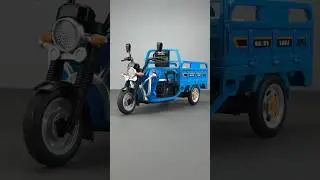 Do you like this domestic three-wheeled motorcycle? #automobile #diecast