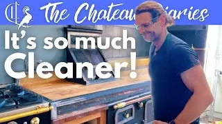 Turning the Chateau's 19th Century Stove into a 21st Century Kitchen Worktop! 👩‍🍳