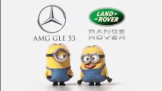 Mercedes Amg GlE 53 Coupe VS Land rover  Range rover 2022#tiktok #shorts