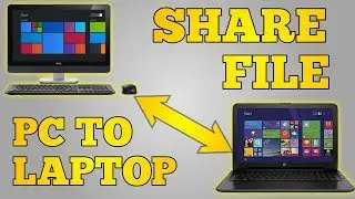 how to share files between two computers or laptops