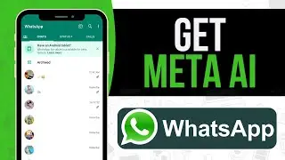 How To Get Meta Ai On WhatsApp iPhone iOS 2025