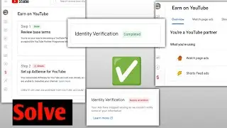 YouTube channel monetization problem Google AdSense identity verification file kaise Sahi Karen