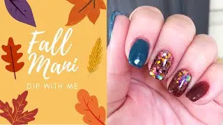 DIY NAILS | Chatty Dip With Me Fall Mani