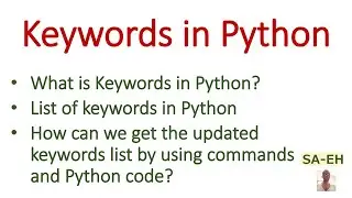 Keywords in Python | Python Tutorial | Python for CBSE | Python Programming | CBSE | Python
