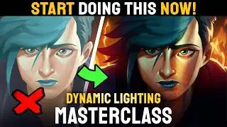 The Ultimate Dynamic Lighting MASTERCLASS | Digital Art Storytelling with Dramatic Light - Tutorial