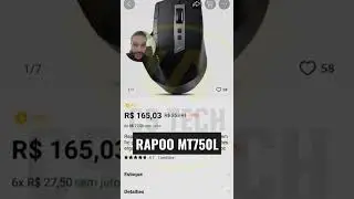 É o clone do MX Master - Rapoo MT750L