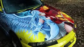 Akina - nissan skyline винил на авто