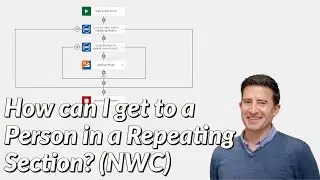 How can I get the Person from a Repeating Section in Nintex Workflow Cloud?