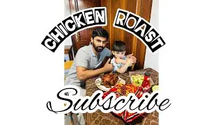 Awais help dad 👍 | chicken roast 🍗 #ytvideoes