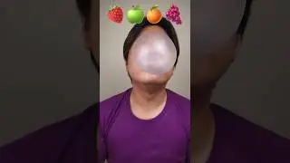 EATING VARIOUS FLAVOR OF BUBBLE GUM ACCORDING EMOJI 