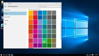 How to Change Taskbar Start Menu Color in Windows 10