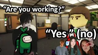 Sykkuno is a Terrible Manager in Office Among Us Firing Workers ft. Valkyrae Foolish Ellum Miyoung