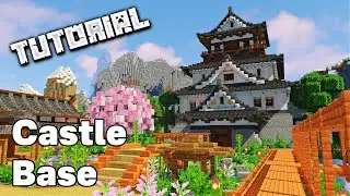 Fantasy Japanese Castle Base: Part 2 | Minecraft Tutorial