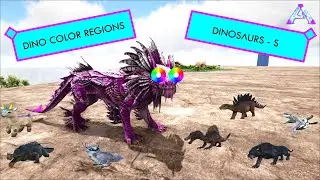Ark - Dinosaur Color Regions - S Dinosaurs