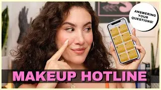 MAKEUP HOTLINE ☎️ Answering YOUR burning makeup + beauty questions!