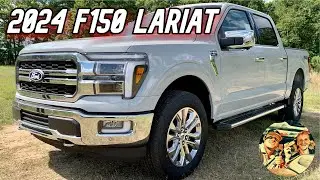 NEW 2024 FORD F150 LARIAT: LUXURY & CAPABLE 4x4 TRUCK- Walkaround, Startup & Interior 501A Avalanche