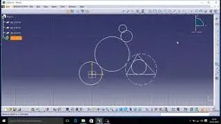 CREATE GEOMETRY:- CIRCLES  IN CATIA
