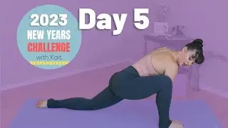 Ladder Flow Yoga with Hip and Low Back Stretch | Day 5 2023 New Year Challenge