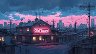 Lofi Chill Hip Hop Beats 📼 Nostalgic 80s & 90s Retro Japanese Town Ambience 🌌 Lofi Rain Playlist